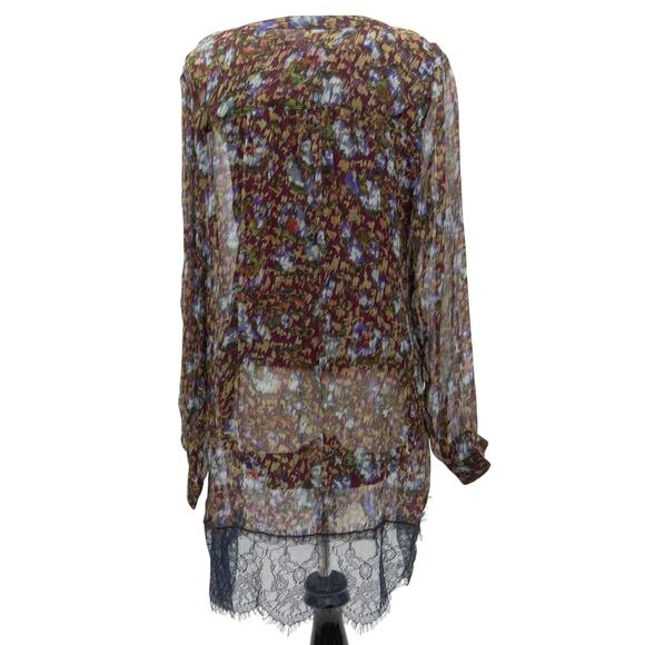 Soft Surroundings Women's Sheer Floral Tunic With Tank Top Size Medium - Picture 3 of 11